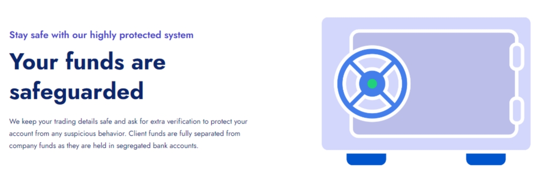 your funds are safeguarded