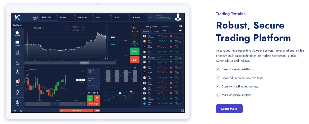robust, secure trading platform